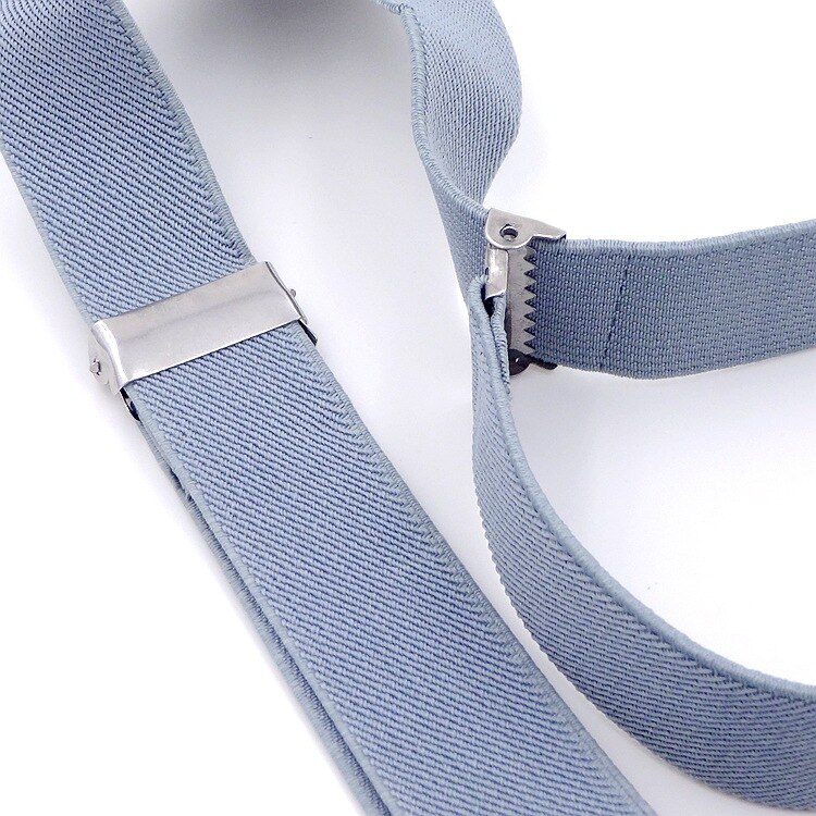 Couleur unie homme ceinture noeud papillon ensemble hommes femmes bretelles Polyester y-back bretelles nœud papillon réglable élastique mariage cravate accessoire