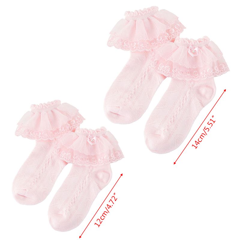 Frühling und Herbst Kinder Socken Dünne Mädchen Mesh Kurze Socke Schmetterling Spitze Atmungs Prinzessin Socken