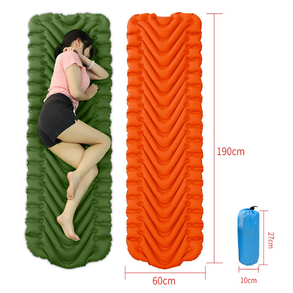 Luchtkussen Bed Camping Slaapmat Outdoor Tent Slapen Mat Opklapbed Reizen Slaapmat Vochtbestendige Pad Naturehike