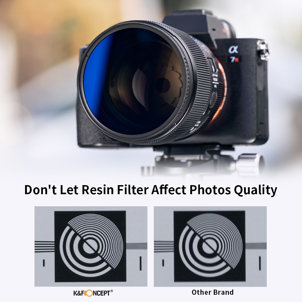 K &amp; F Concept Filter Kit Netural Dichtheid ND4 Mc Uv Filter Cpl Camera Lens Bundel 1Pcs Cleaning Pen en Filter Pouch 58Mm 62Mm 67Mm