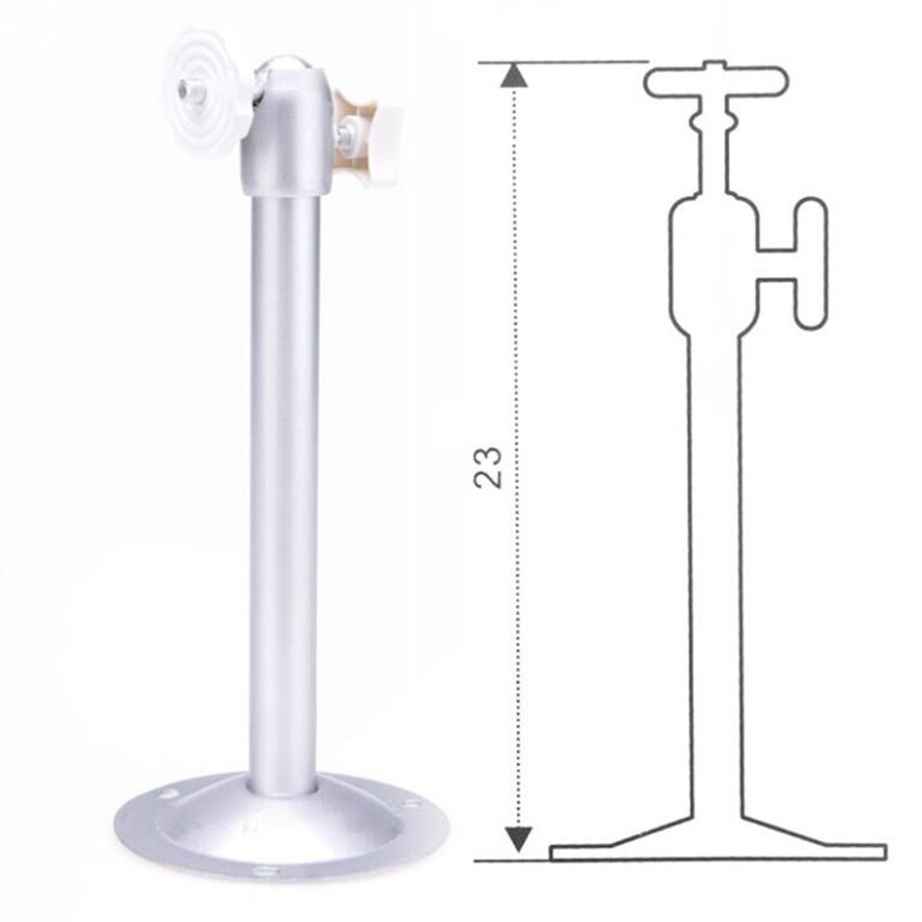 Aluminum Security Camera Mount Bracket, Adjustable Universal Camera Wall Mounting Bracket Holder for Security Camera/IP Camera