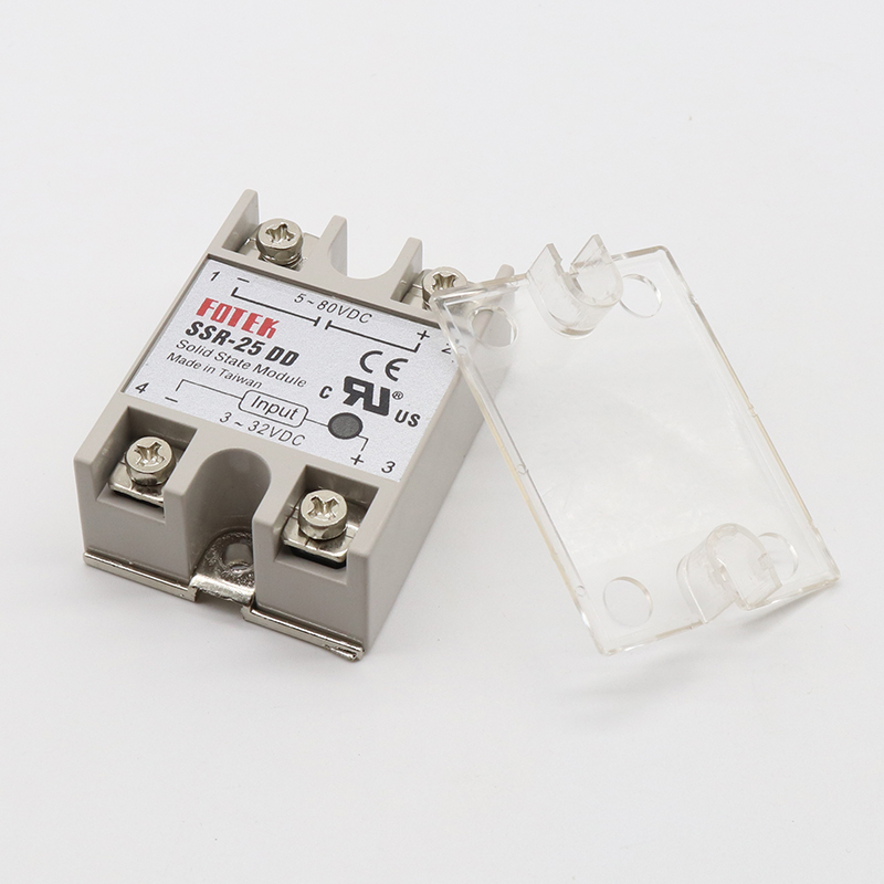 25DD Ssr Ingang 3 ~ 32VDC Belasting 5 ~ 80VDC Dc Eenfase Dc Solid State Relais
