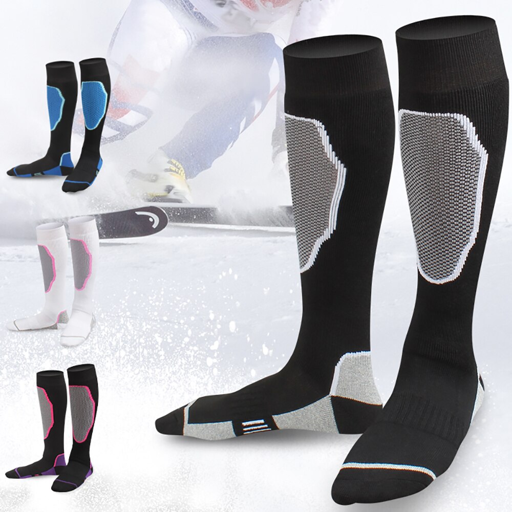 Heren Voor Dames Sokken Winter Dikke Thermische Sokken Sneldrogend Ademend Knielange Elastische Warme Sokken Zacht En Comfortabel