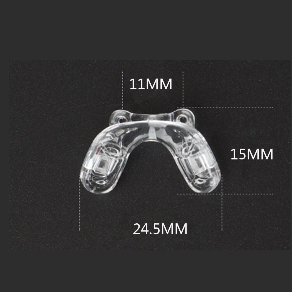 10pcs Multistyle U Silicone Siamesi Occhiali Naselli Morbidi per I Bambini Kid Su Occhiali Anti-Slittamento Nose Pad: Mod.2
