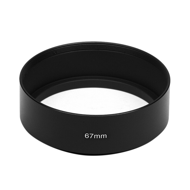 49MM/55MM/58MM/62MM/67MM/72MM/77MM Metal Long Focus Lens Hood Screw-In Mount For Camera