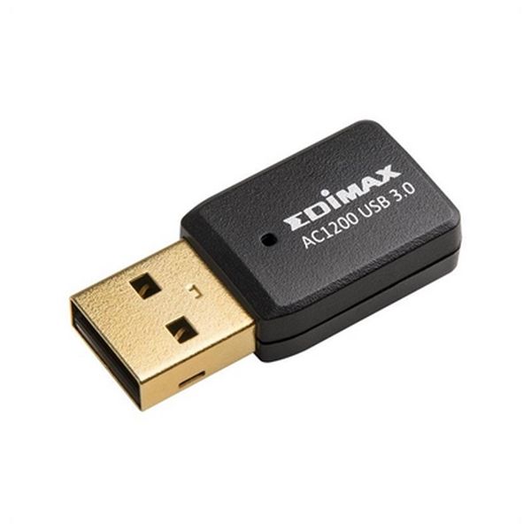 Wi-Fi-Netwerkkaart Edimax EW-7822UTC AC1200 USB 3.0 USB Zwart