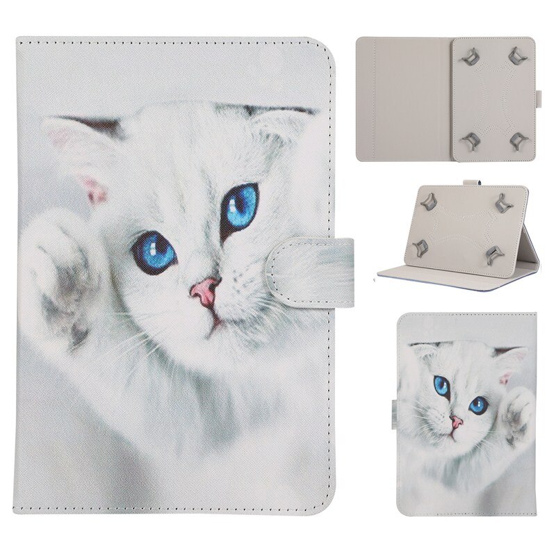 HISTERS-Funda UNIVERSAL para Tablet Teclast P80X P80 4G/X80 Plus Power Pro 8 pulgadas, funda de dibujos animados de cuero PU para niños, 3: DZ-BM