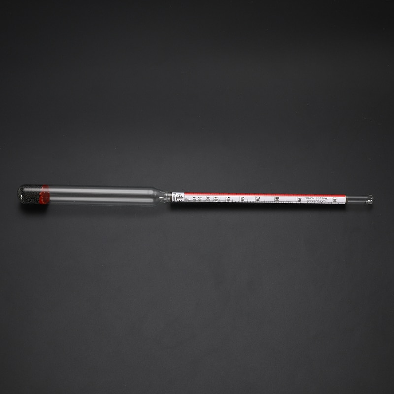 Alcoholmeter Alcohol Meter Wijn Concentratie Meter 0-100 Thermometer Vodka Whisky Hydrometer Tester Vintage Gereedschap