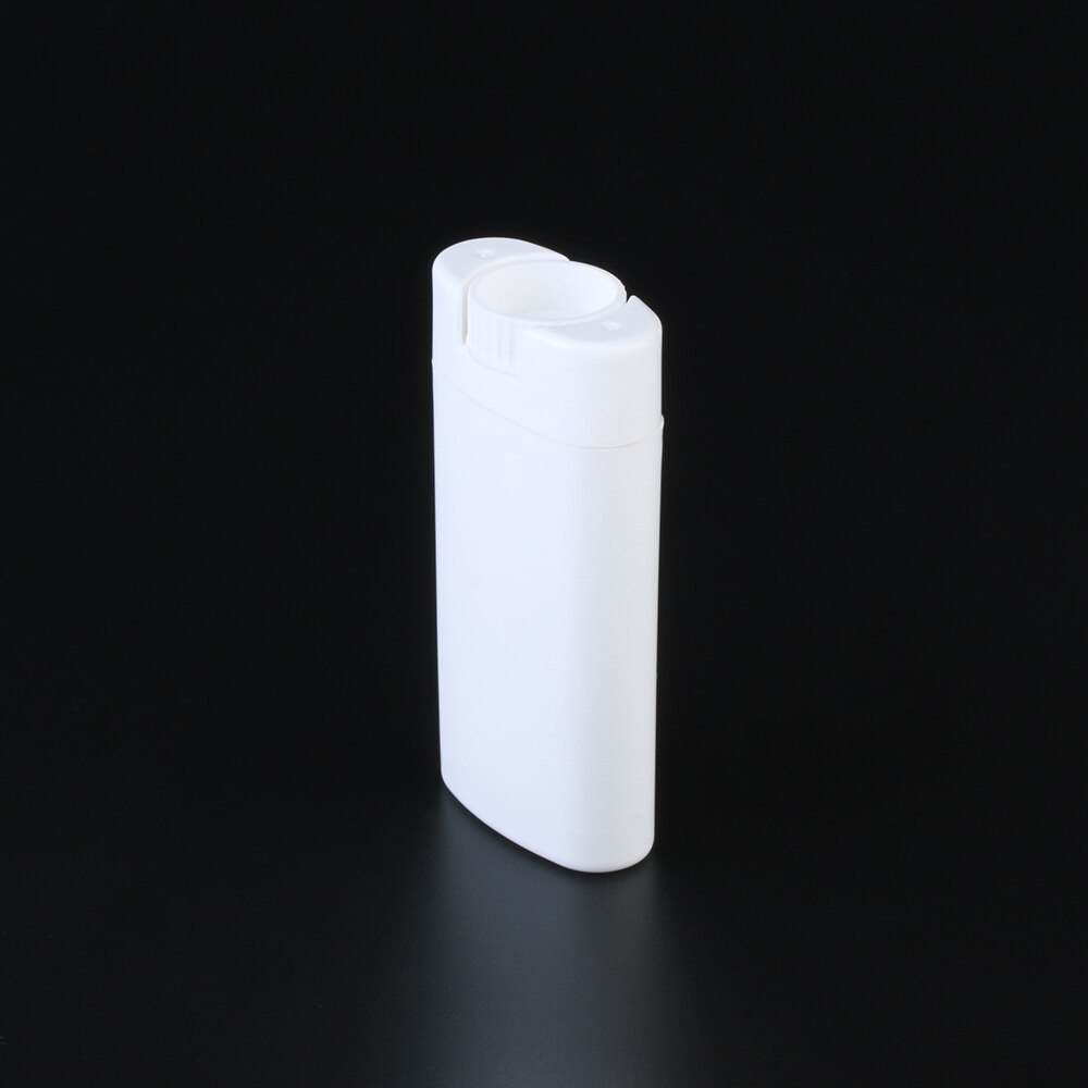 Portable Lip Tubes Plastic Empty Oval Lip Balm Tubes Deodorant Containers 1PCS Clear White Refillable Bottles Lipstick Tube