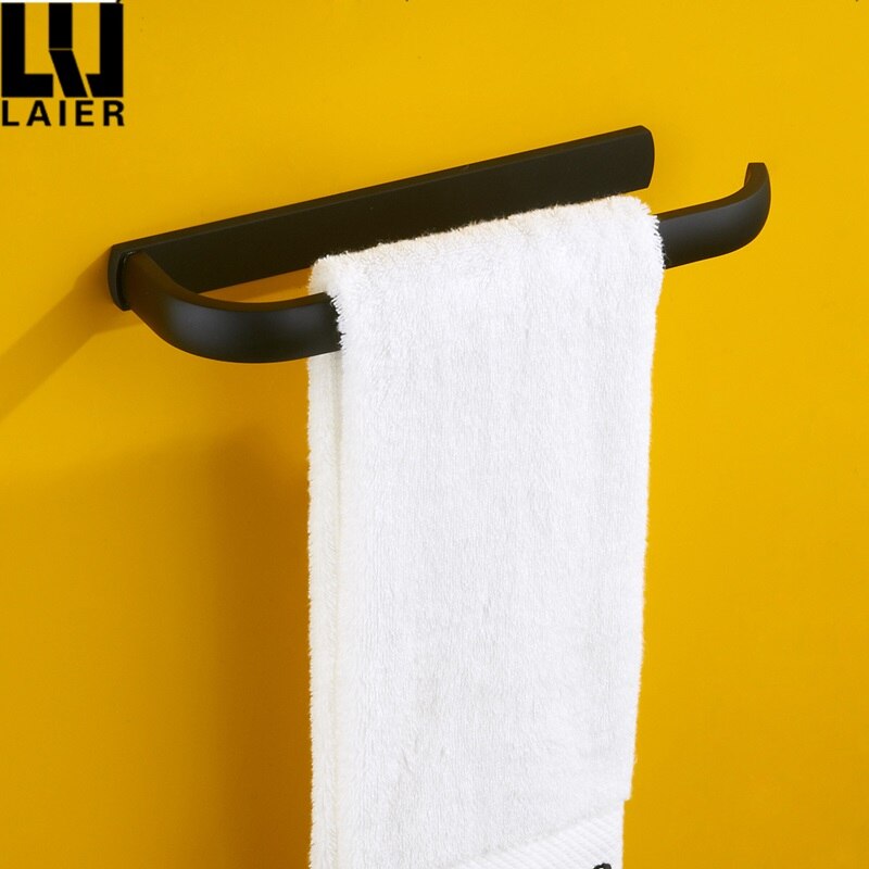 Vidric kobber håndklæde ring badeværelse håndklæde holder hængende bad hardware sæt messing enkel halv bue form