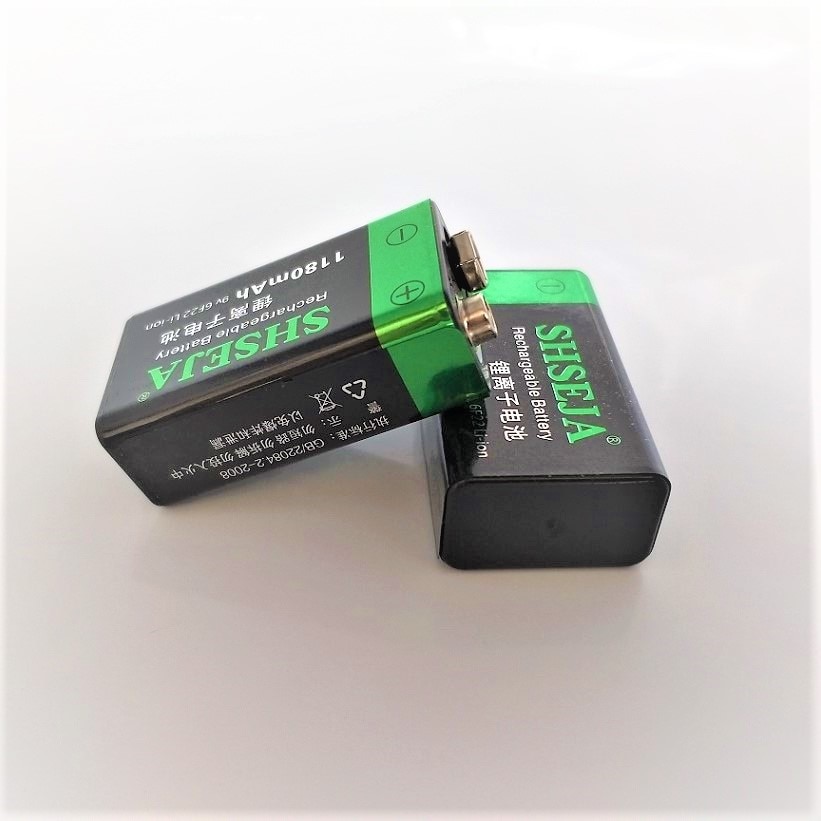 9v batterij 1180mAh Li-Ion 9 V Oplaadbare Batterijen Voor rookmelders Draadloze Microfoons oplaadbare batterij