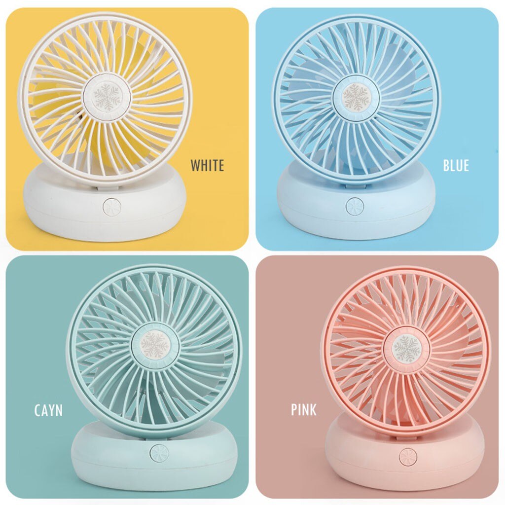 Mini 2-Speed Control Usb Powered Desktop Fan Personallow Noise Draagbare Handheld Multifunctionele Mini Fan