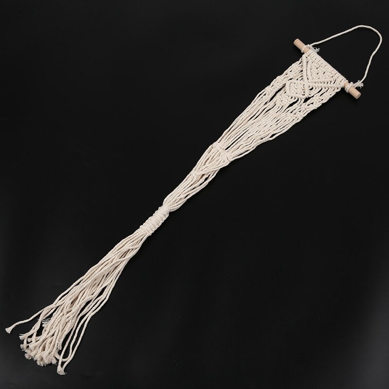 Macrame Plant Hangers - 4 Pack, In Different Designs - Handmade Indoor Wall Hanging Planter Plant Holder - Modern Boho Home Deco