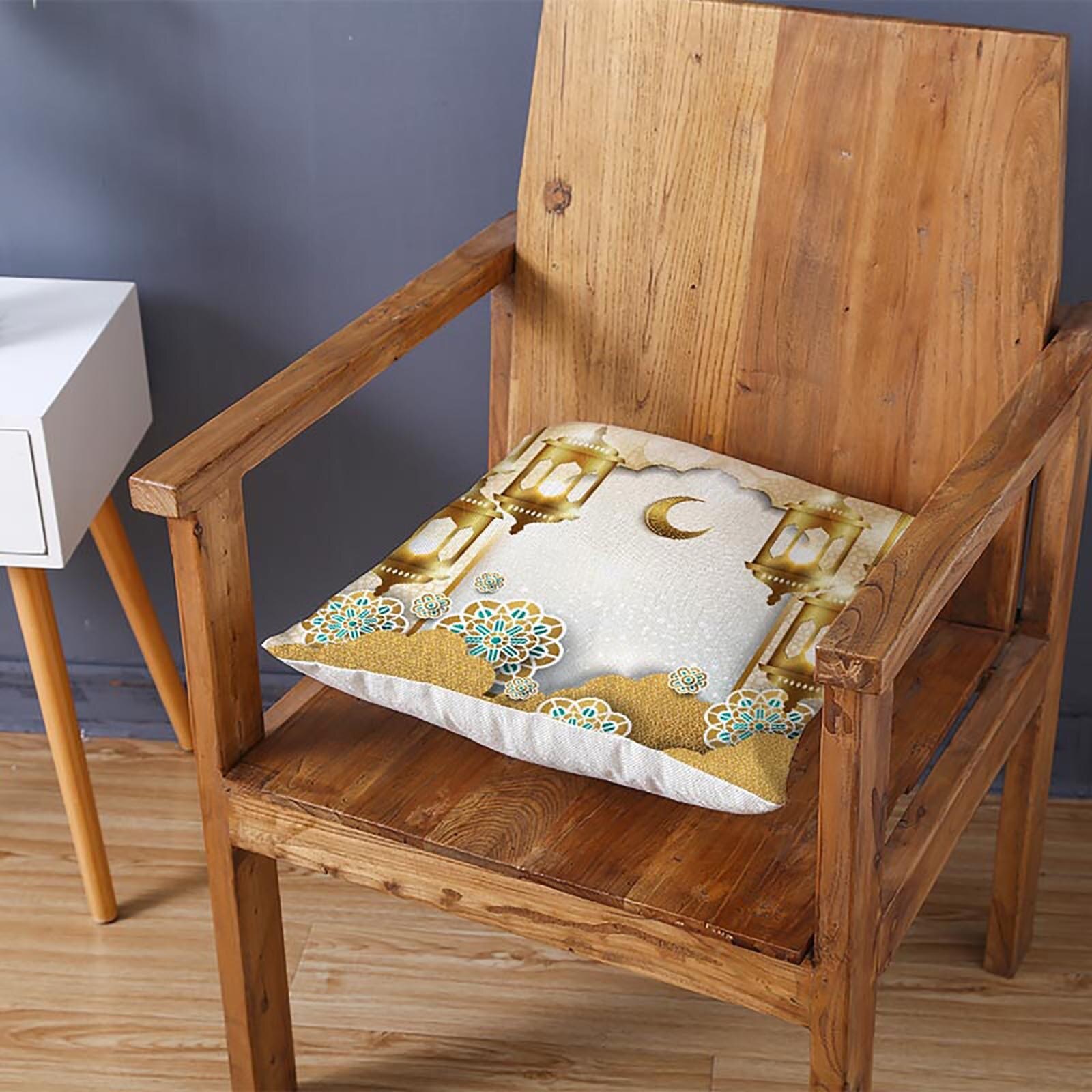 Ramadan musulman Motif Polyester Housse De Coussin Taie D'oreiller Décor À La Maison Taie D'oreiller Douce Bureau kussensloop 45X45Cm