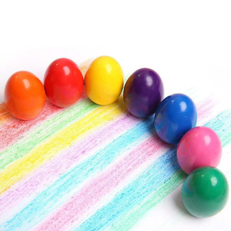 9 couleurs Non toxique peinture oeuf Crayon Art dessin pour enfants peinture papeterie Crayon brosse Art fournitures