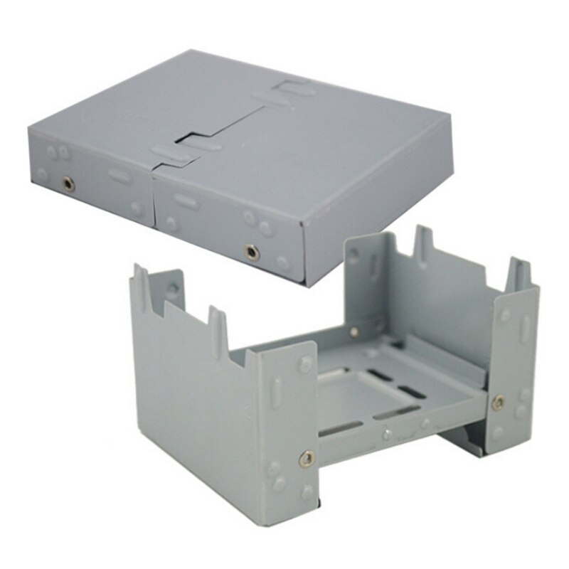 Vouw Mini Pocket Draagbare Camping Vouwen Geest Alcohol Stove Oven Rvs Lichtgewicht Outdoor Cook