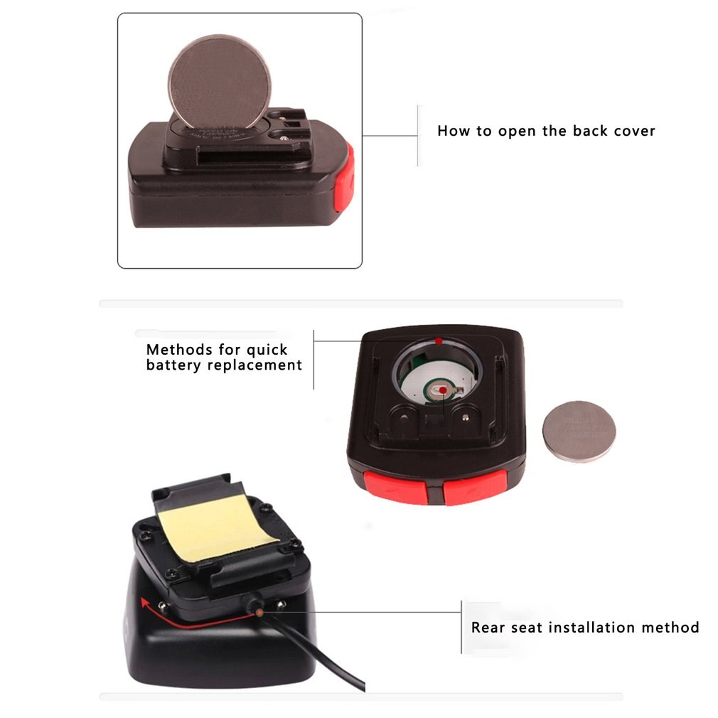 813 vélo compteur de vitesse numérique vélo ordinateur multifonction étanche sport capteurs vélo ordinateur compteur de vitesse