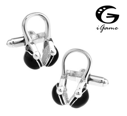 IGame Kopfhörer Manschettenknöpfe Schwarz Farbe DJ Walkman Headset