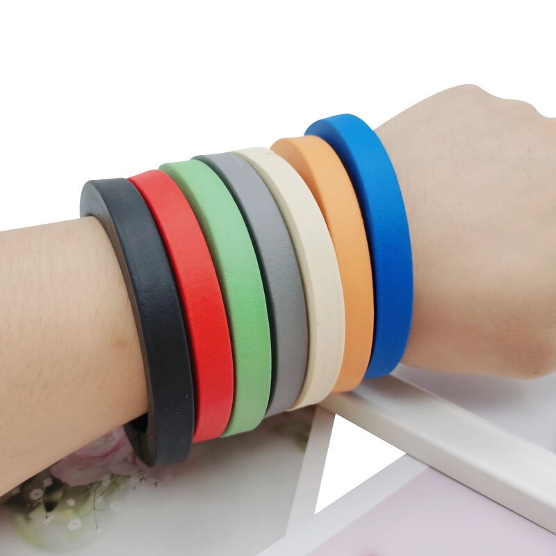 Gummi armbånd skridsikkert sport pulsera - håndlavede kunstsmykker mænd kvinder kunstarmbånd minimalistisk organisk materiale