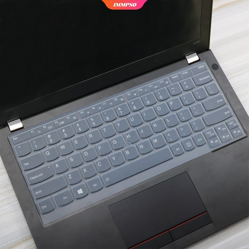 Silicone Laptop Notebook Keyboard Cover Sticker for Lenovo ThinkPad X390 X250 X260 X270 X280 12.5 inch Notebook Protector: Clear