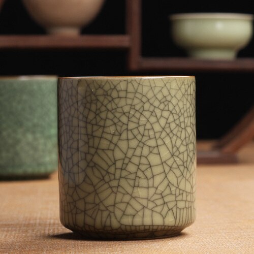 Xícara de chá cerâmica porcelana xícara de chá 240ml tigela de chá mestre caneca de café copo de água copos de chá recipiente de chá copos de puer er presentes: F Style
