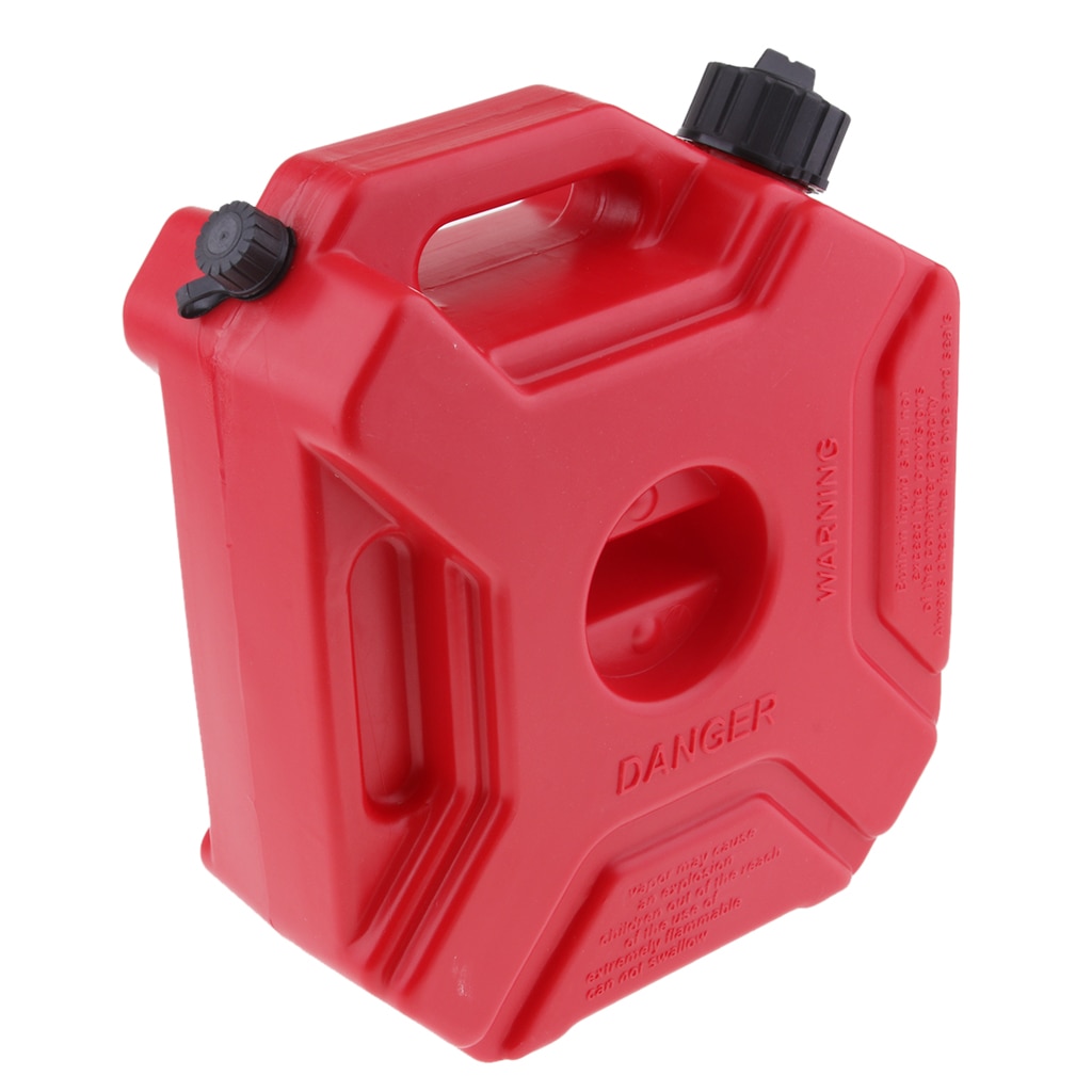 5L Portable Gasoline Gas Fuel Tank ATV Car Motorcycle Petrol Storage Can