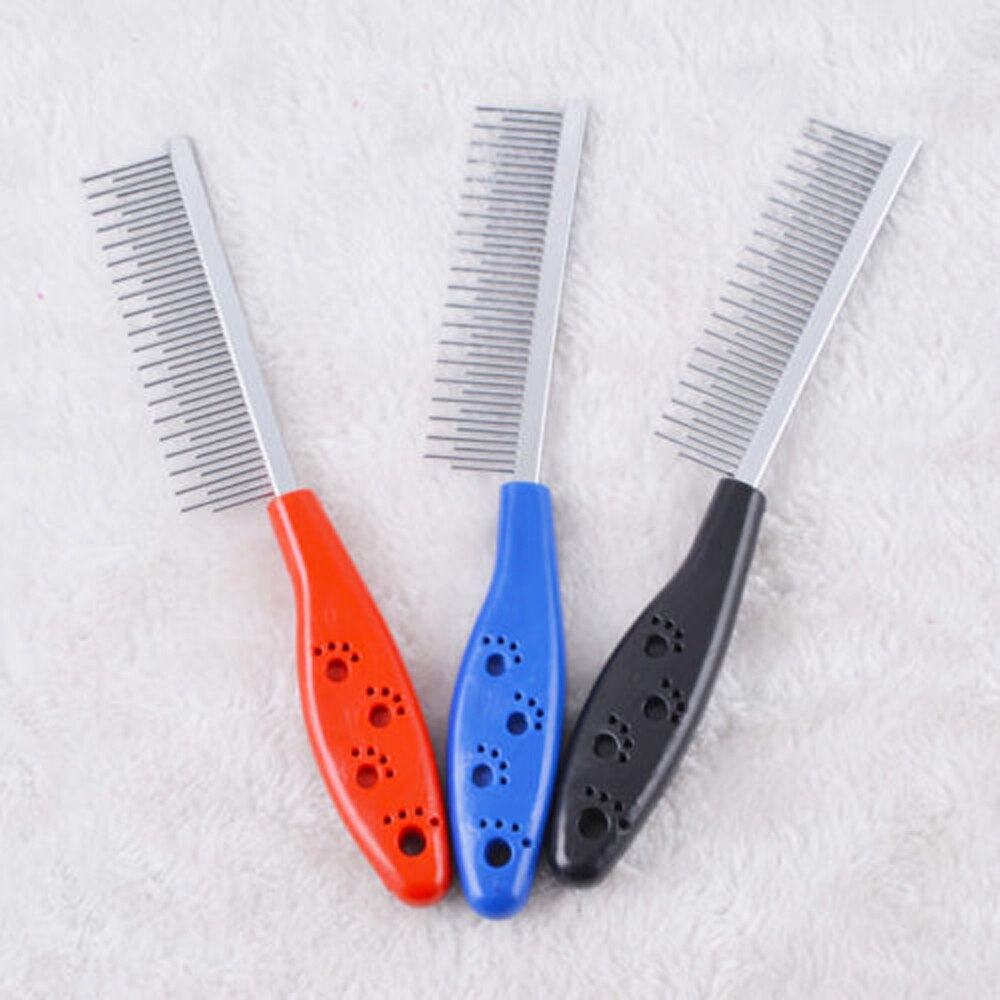 Pet Dog Cat Metal Double Row Teeth Brush Grooming ... – Vicedeal