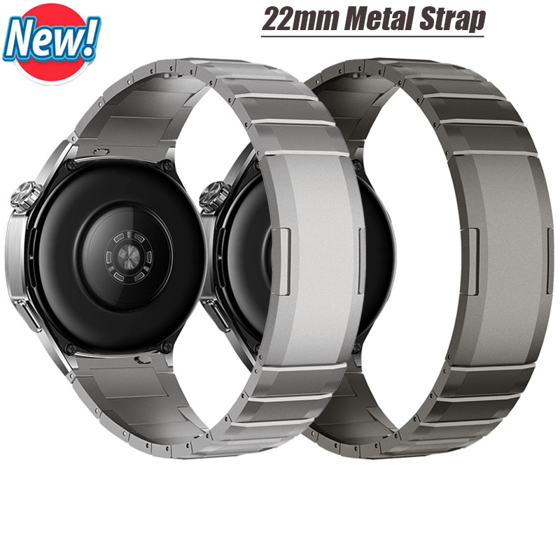 22mm Metalen Band Voor Huawei Horloge 46MM 5 GT5-4 Pro 2e Roestvrij Stalen Armband polsbandje Voor Amazfit GTR4 Balans 2/Bip 6 5 Riem