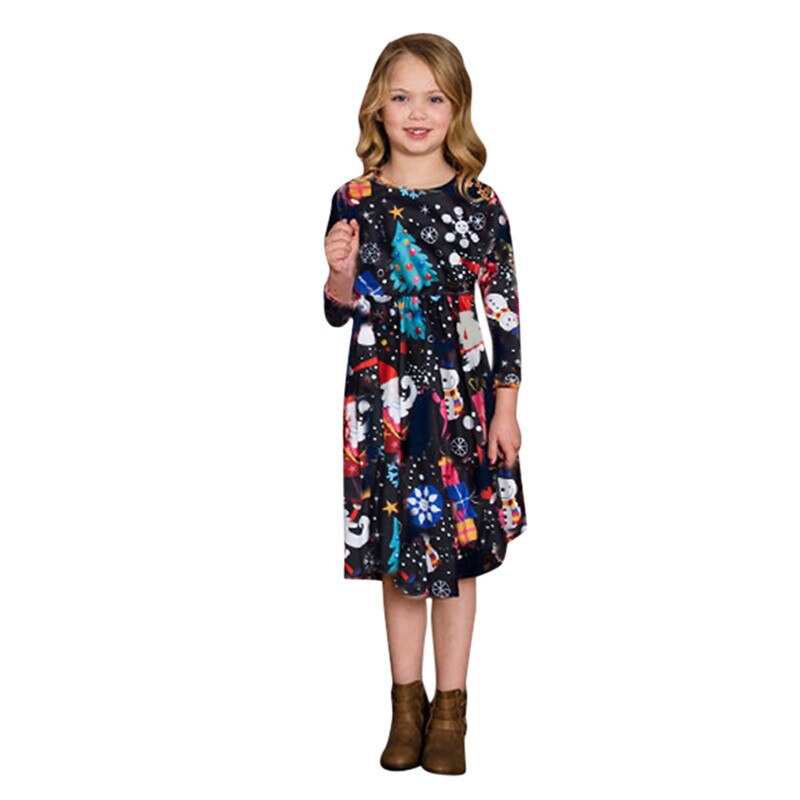 Moeder dochter jurken voor mama en me bijpassende kleding family look outfits mom meisje jurk vintage lange moeder kerst C0645