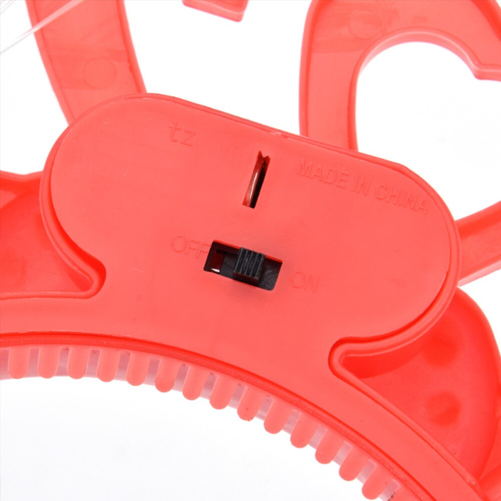 2021 portato fibra ottica fascia capodanno applique cerchio per capelli corona incandescente copricapo luminoso Festival di natale bomboniere