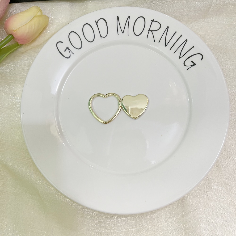 Telefono cellulare creativo Supporto universale Supporto ad anello Supporto a conchiglia con bastone posteriore Supporto pigro Supporto decorativo in metallo per telefono cellulare: Oro