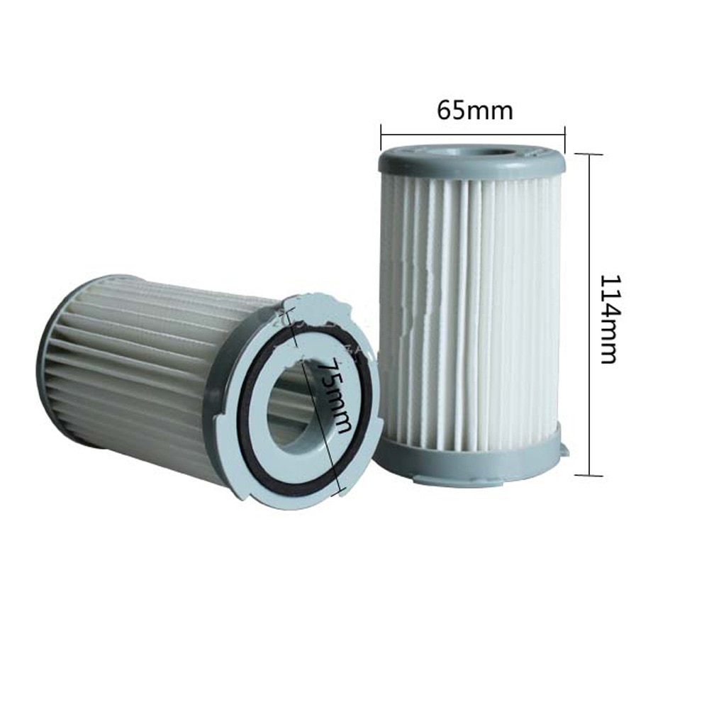 2 stk støvsuger deler erstatning hepa filter for electrolux  zs201 zs203 zt17635 z1300-213 zt1764 ztf 7660iw
