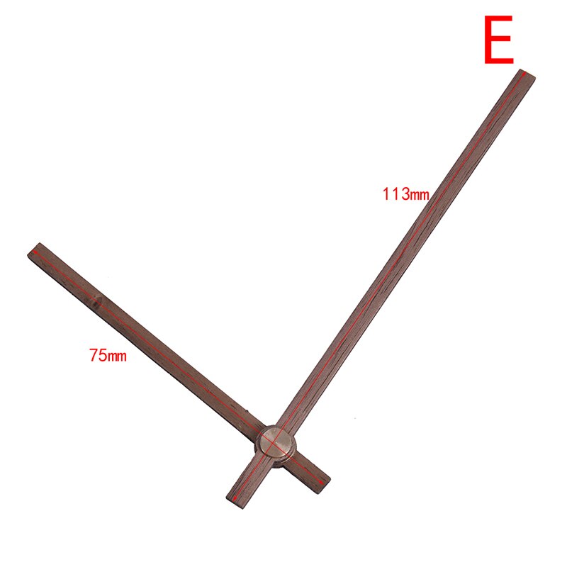 1PC 12 inch Clock Needle Quartz Replace Part Wooden Pointers DIY Wall Clock Hands: E