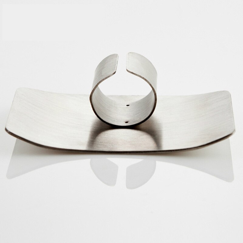 Handguard Jig Stainless Steel Hand Protector For Cutting Vegetables Finger Guard Kitchen Novice Cooking Tools Protecter Fingers