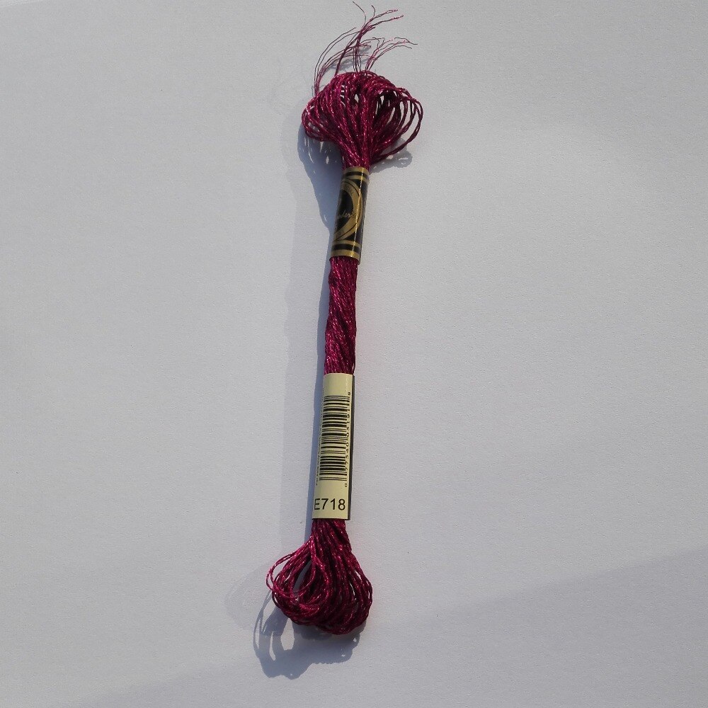 Hilos metálicos para bordar, efectos de joyas, E815 E3849, punto de cruz, mismo color que DMC, bordado a mano, costura artesanal, 1 Uds.