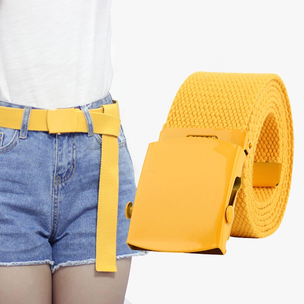 Automatische Gesp Canvas Riem Mannen Vrouwen Mode Nylon Riem Unisex Outdoor Casual Riemen Man Wandelen Training Riemen