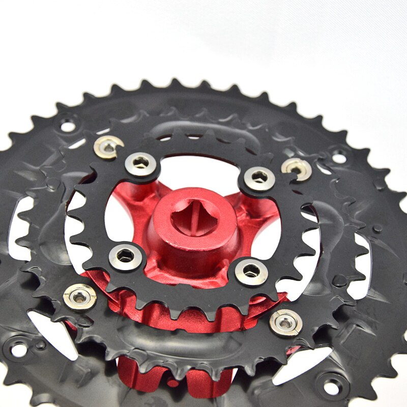 8 9 Speed 22-32-44T Bike Crankset mtb mountain bike 170mm Bicycle Crank Set aluminum alloy crank square hole Chainwheel