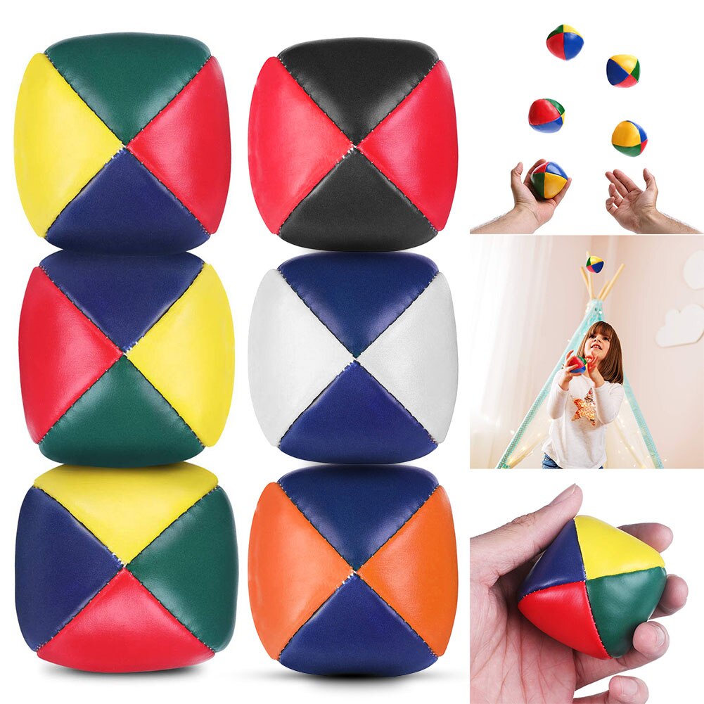 Juego de 5 uds de pelotas de malabares, pelotas de malabares suaves y duraderas para principiantes, niños, niñas, adultos BM88