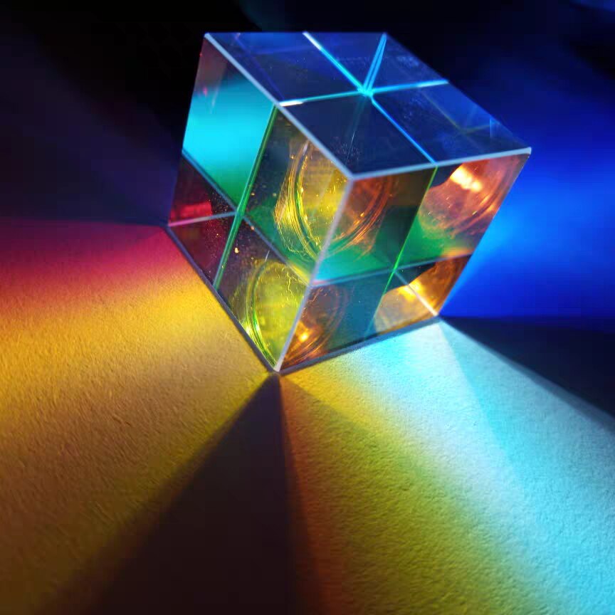 50mm X- Cube Prism Cross Dichroic Beam Splitter Prism - Buy 50mm Beam