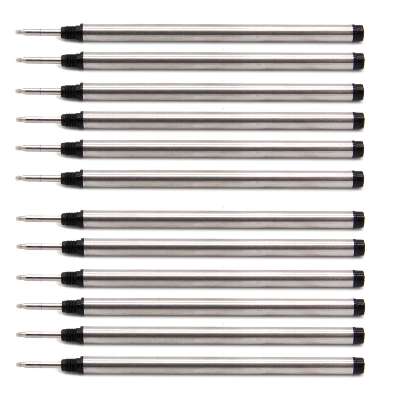 113mmx6mm 0.7 Tip Rollerball Pen Ballpen Refills For Mont Blanc 105159 107878 M506 P163 MNB107878 M710 H-12 M401 German Ink