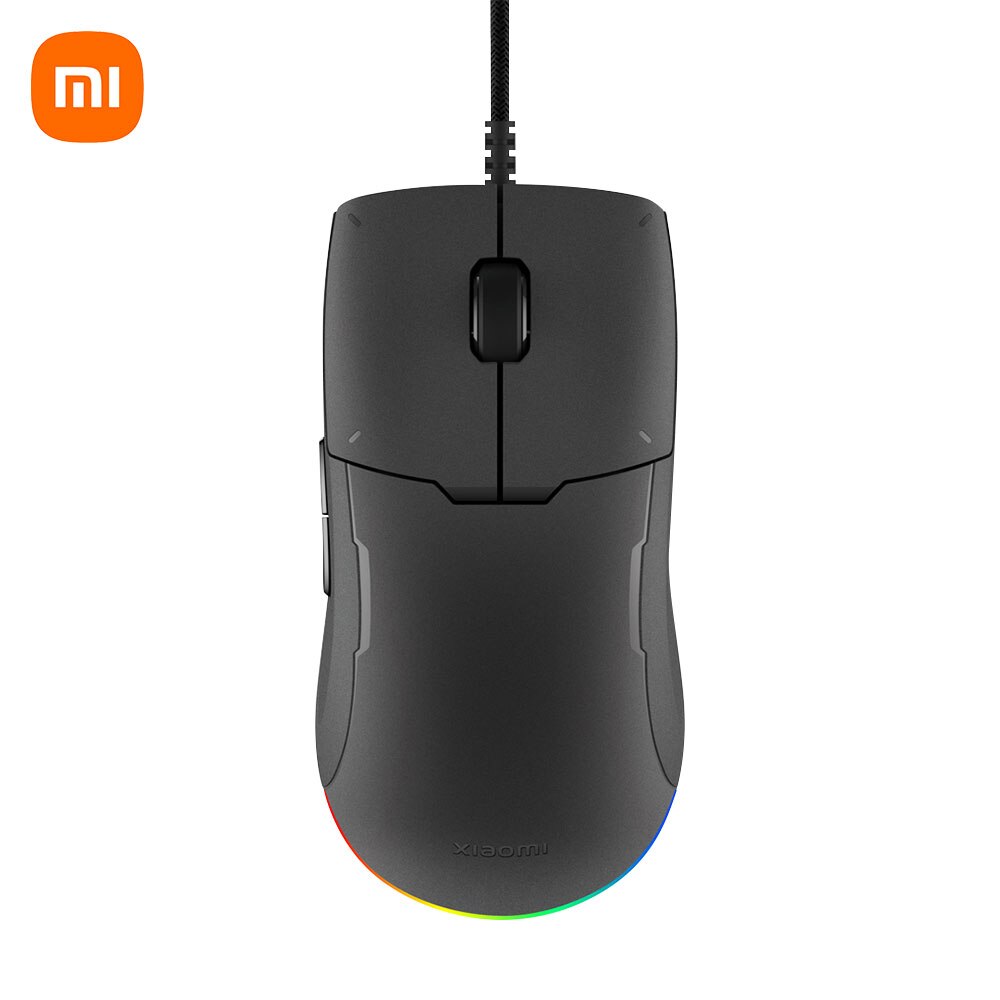 Xiaomi Wired Game Mouse Lite with RGB Light 220 IPS 6200 DPI Ergonomic Optical Mice Mi Gaming Mouses For Laptop Computer Mouse: Default Title