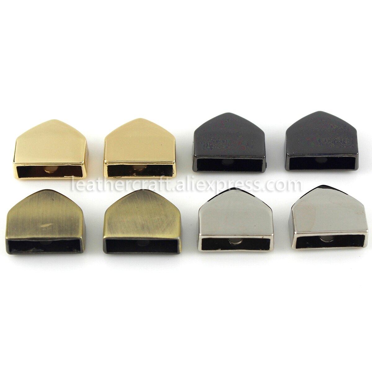 10pcs Metal Zipper Stopper Zipper Tail Clip Stop Tail Plug Head with Screw DIY bag Leather Hardware Leather Craft 13mm(1/2")