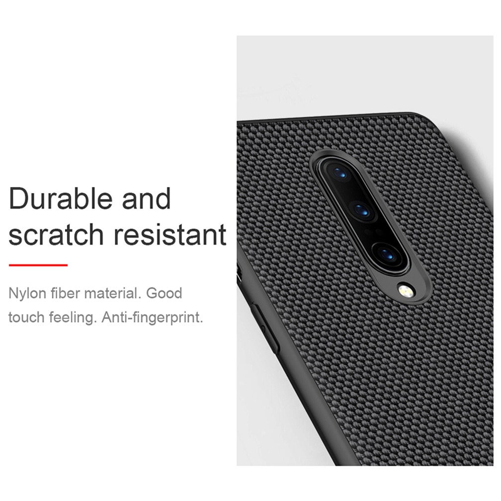 For OnePlus 8 Case NILLKIN Textured Nylon Fiber Case Thin and Light protector Back Cover For OnePlus 8 Pro Case