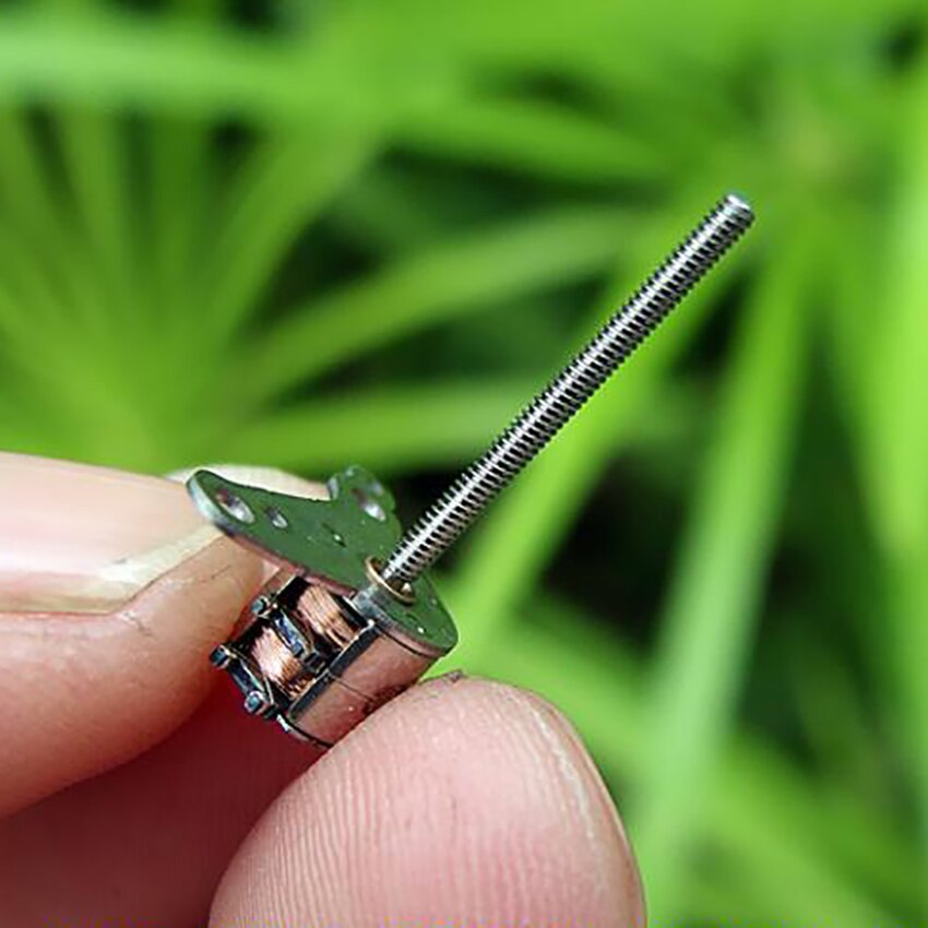 1PC diamater 6mm Micro stepper motor with long pole stepping motors 2 phase 4 wire stepper motor Camera lens adjustable motor