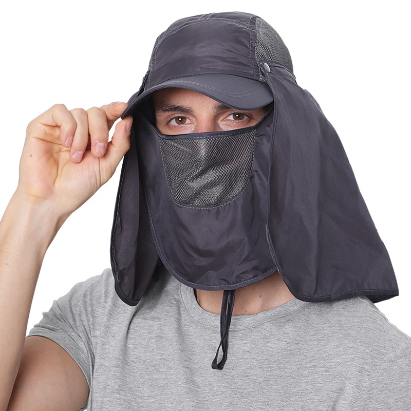 Emmerhoeden Zonnehoed Zonbescherming Lente Zomer Waterdichte Boonie-hoed voor vissen Wandelen Tuin Safari Strand