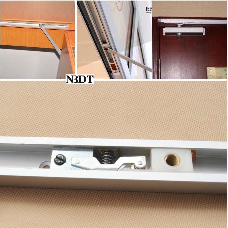 Zinc Spring Loaded Doorstop With Nylon Catch Hook For Conceal Door Closer Replacement Arm Bar Track Rail Sliding