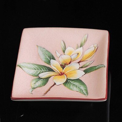 Keramiek &amp; Porselein Zeepbakjes/Lade Douche Case Hotel Huishoudelijke Container Opbergdoos Vierkante Vorm Bad Accessoires Clean Tool: Style 14