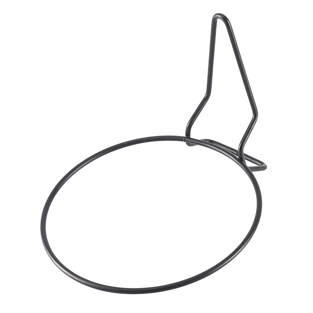 Wrought Iron Railing Potted Rack Wall Mounted Flower Pot Rack Patio Plant Pot Hangers Fences Pallets Black Garden Rings Brackets: 17cm