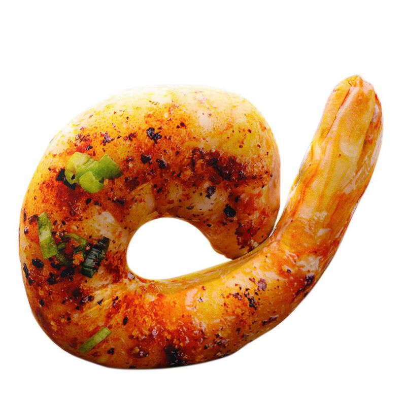 1PC Artificial Food Plush Doll Pillow Funny Fish Chicken Leg Novelty Plush Toy Office Artificial Food Barbecue Pillow: G