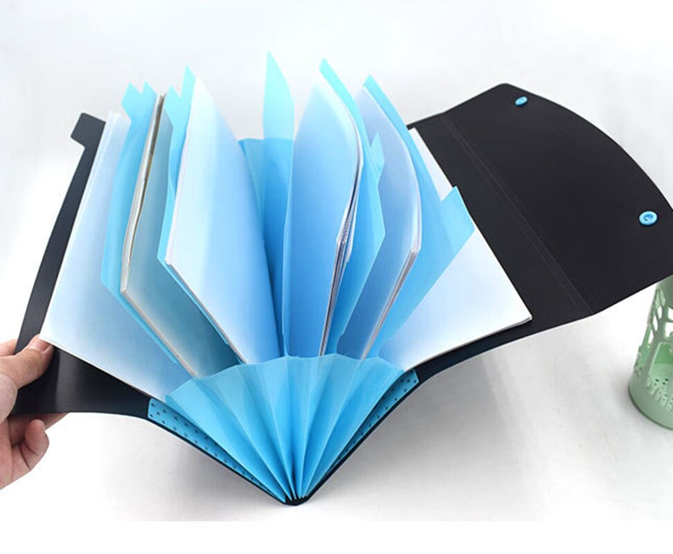 A4 File Organizer Document Houder 5-Layer Grote Capaciteit Bestanden Bag Pouch Uitbreiden Accordeon Mappen Waterdichte Office Supply